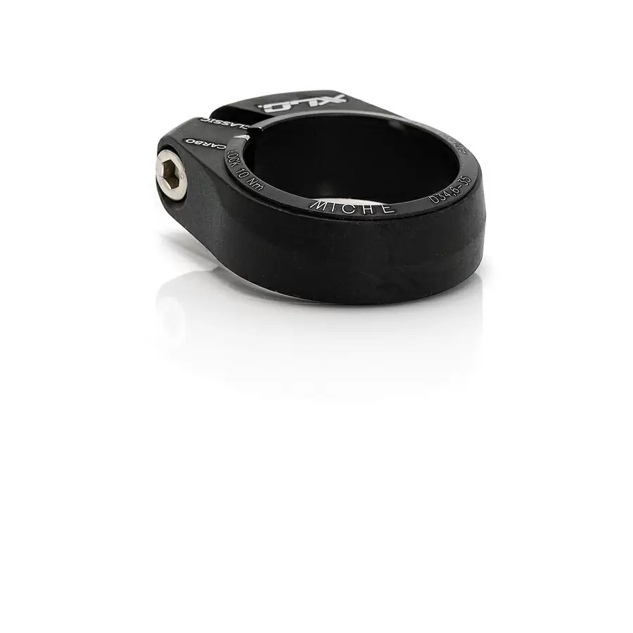 Abrazadera para tija de sillín PC-B03 negro para tijas de sillín de carbono 34,9mm - image