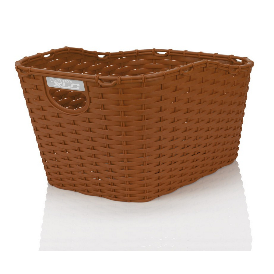 Polyrattan basket Carry More for carriers brown