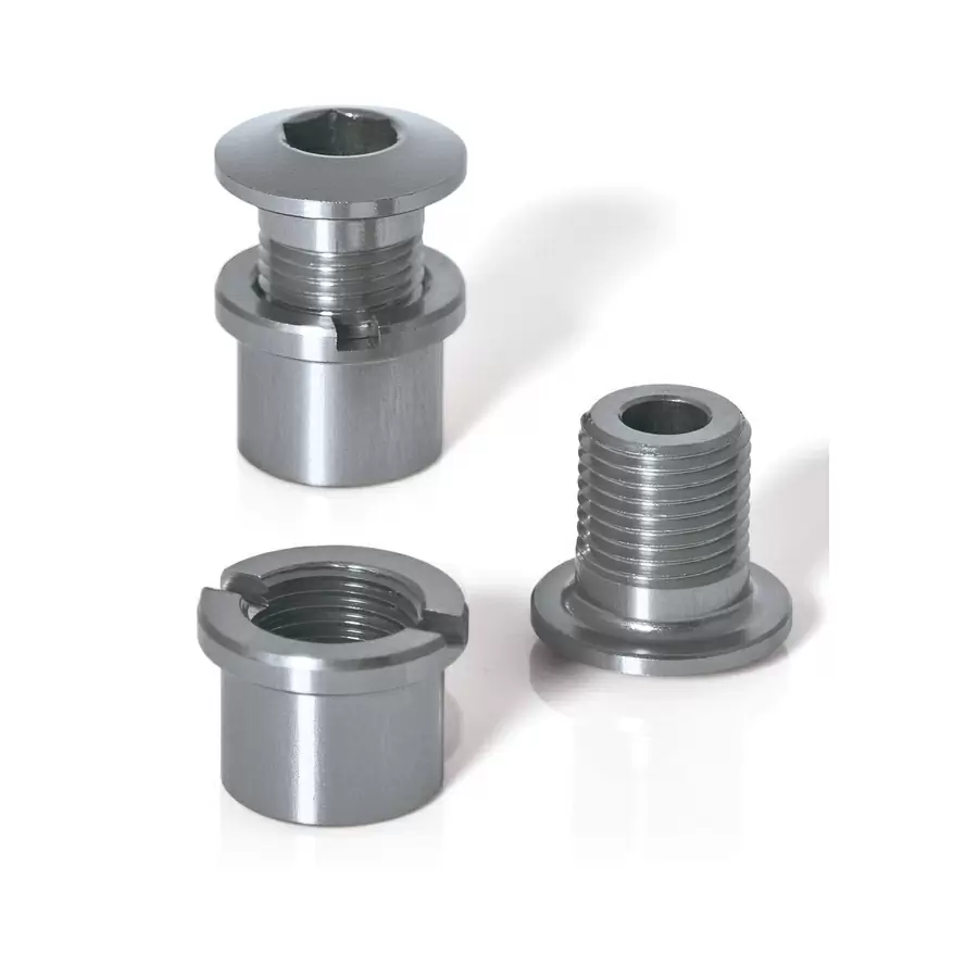 Chain wheel screw 5 pieces set titanium - image
