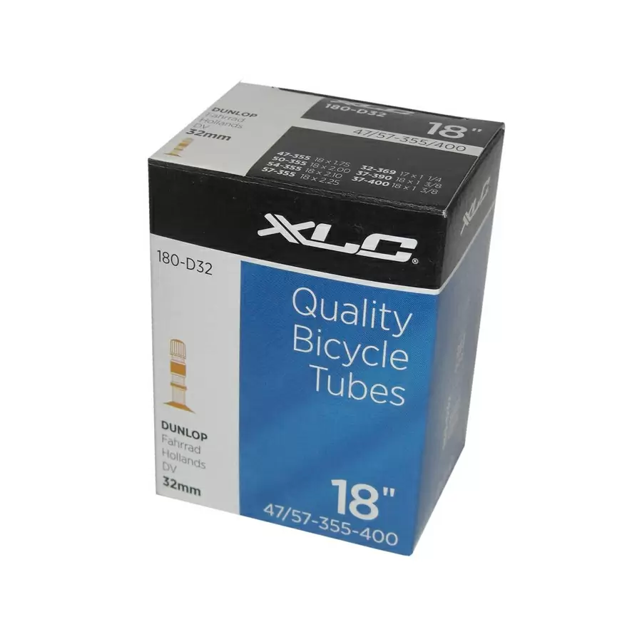 Inner Tube 18x1.75-2.125 Dunlop Valve 32mm - image