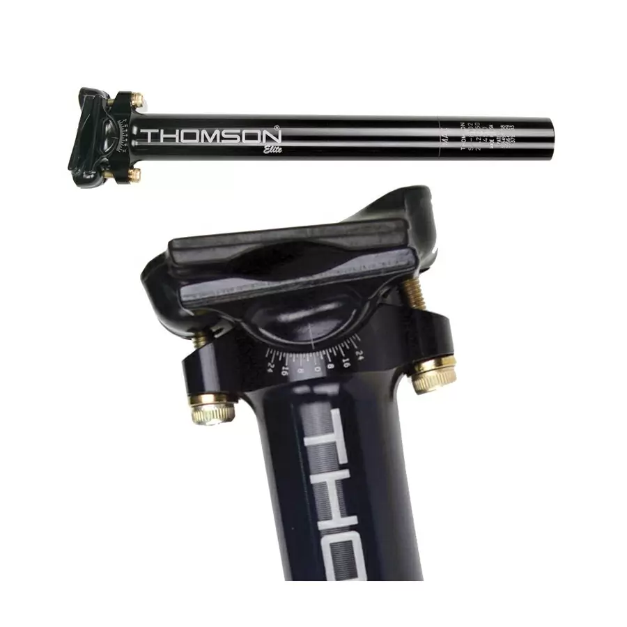 tige de selle elite noir 30,9 mm 367 mm - image