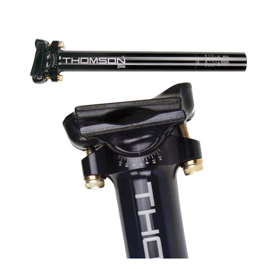 seat post elite black 31.4 mm 410 mm