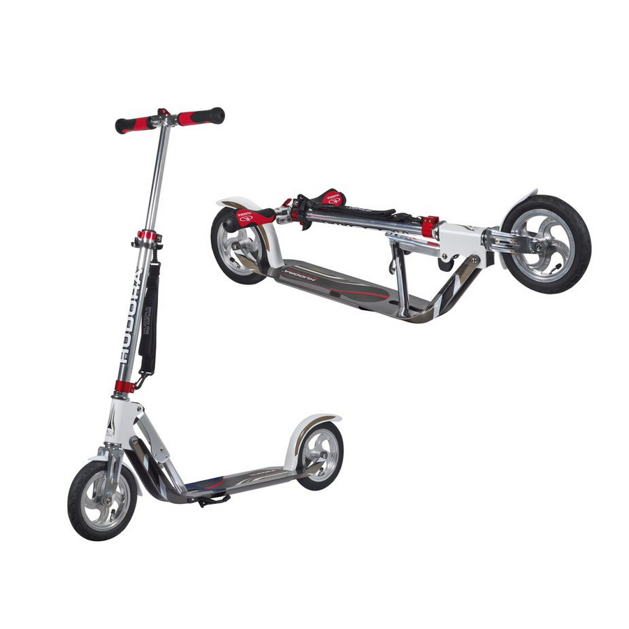 City scooter big wheel air aluminum 8'' 205 white/silver 205mm