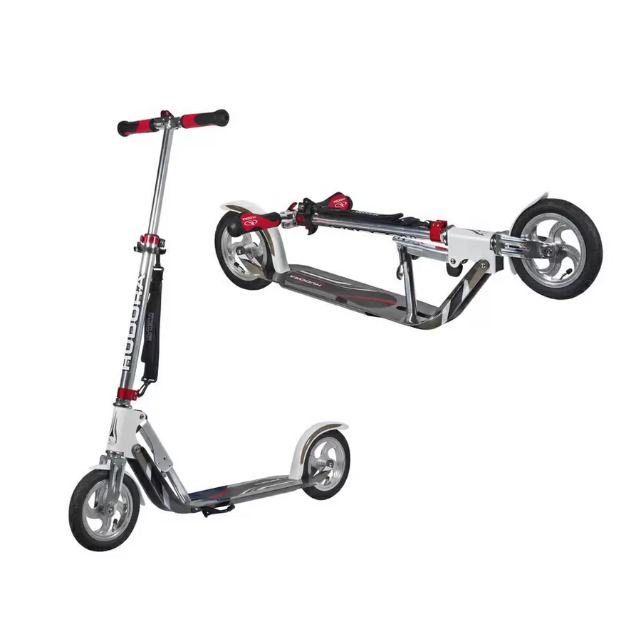 City scooter big wheel air alluminio 8'' 205 bianco/argento 205mm - image