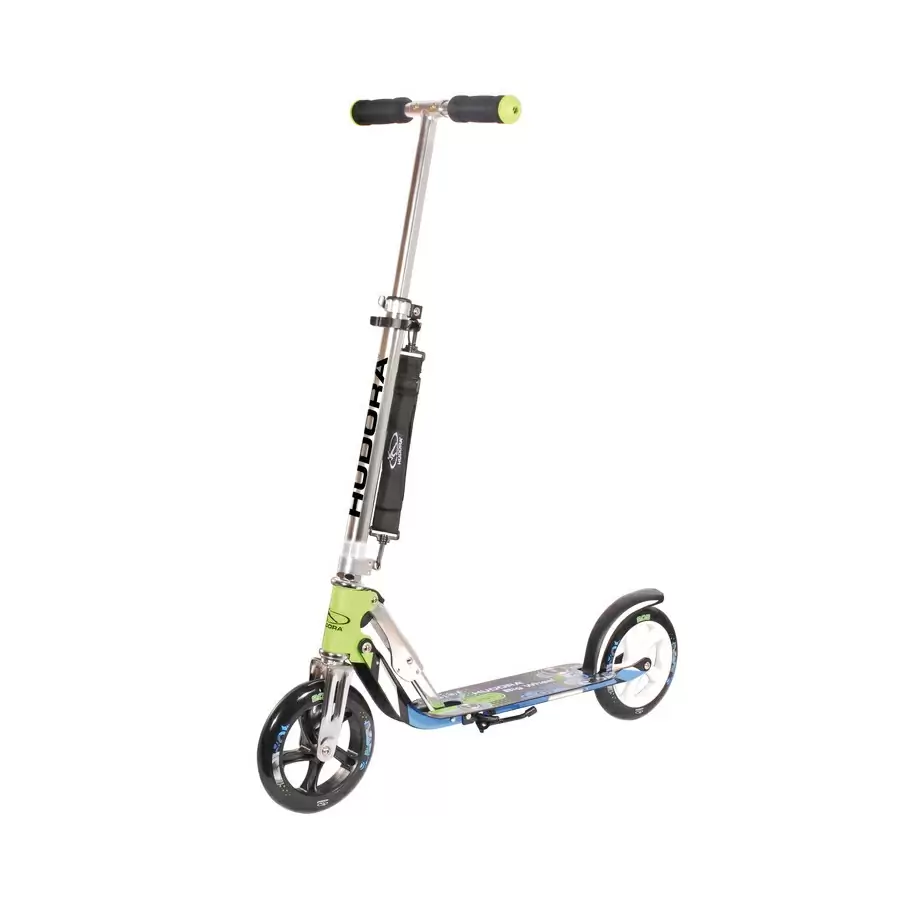 City scooter big wheel alluminio 8'' 205 verde/blu 205mm - image