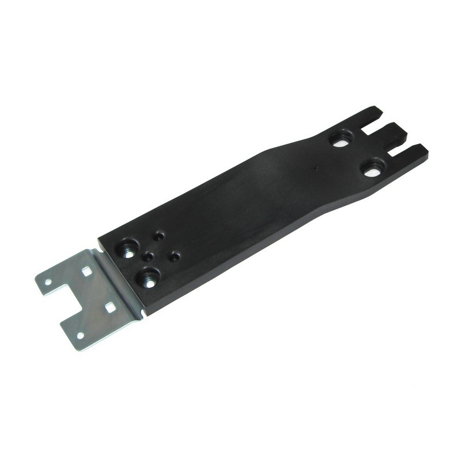 Trilho com gancho de bateria para o suporte deslizante de placa