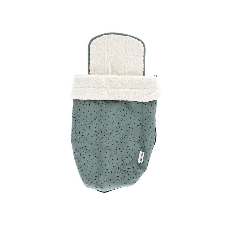 Winter Kit für Babyschale ab 2014 Grün/Grau
