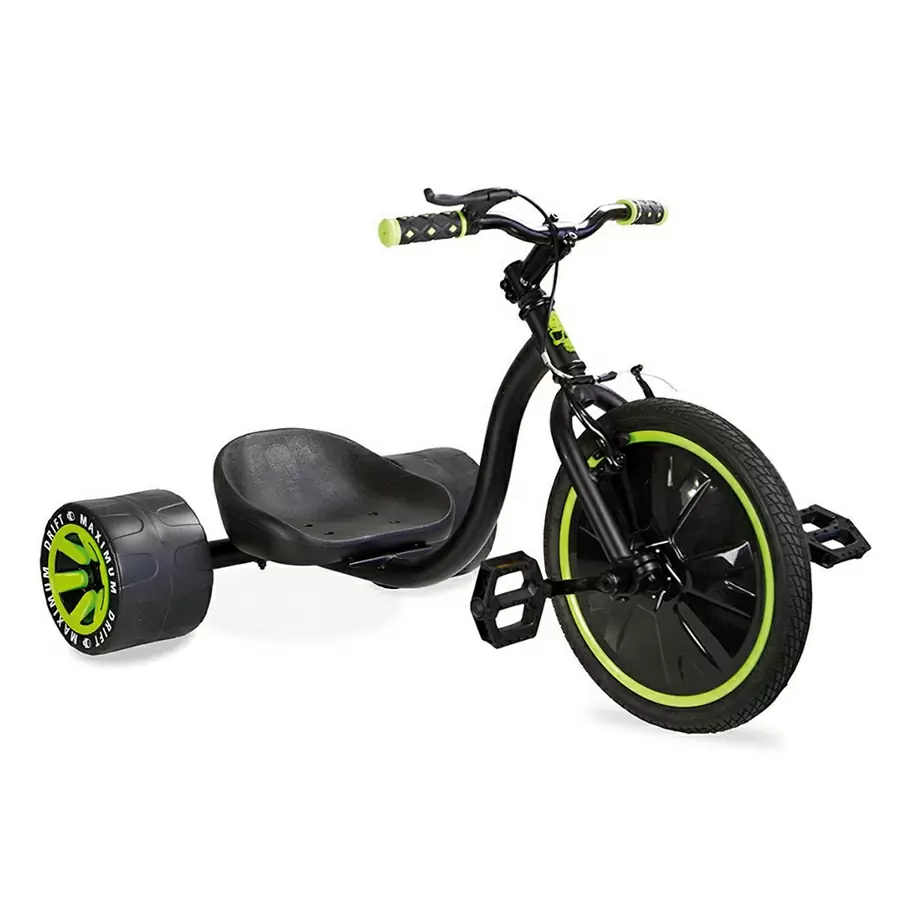 Drift trike 16'' wheels green/black - image