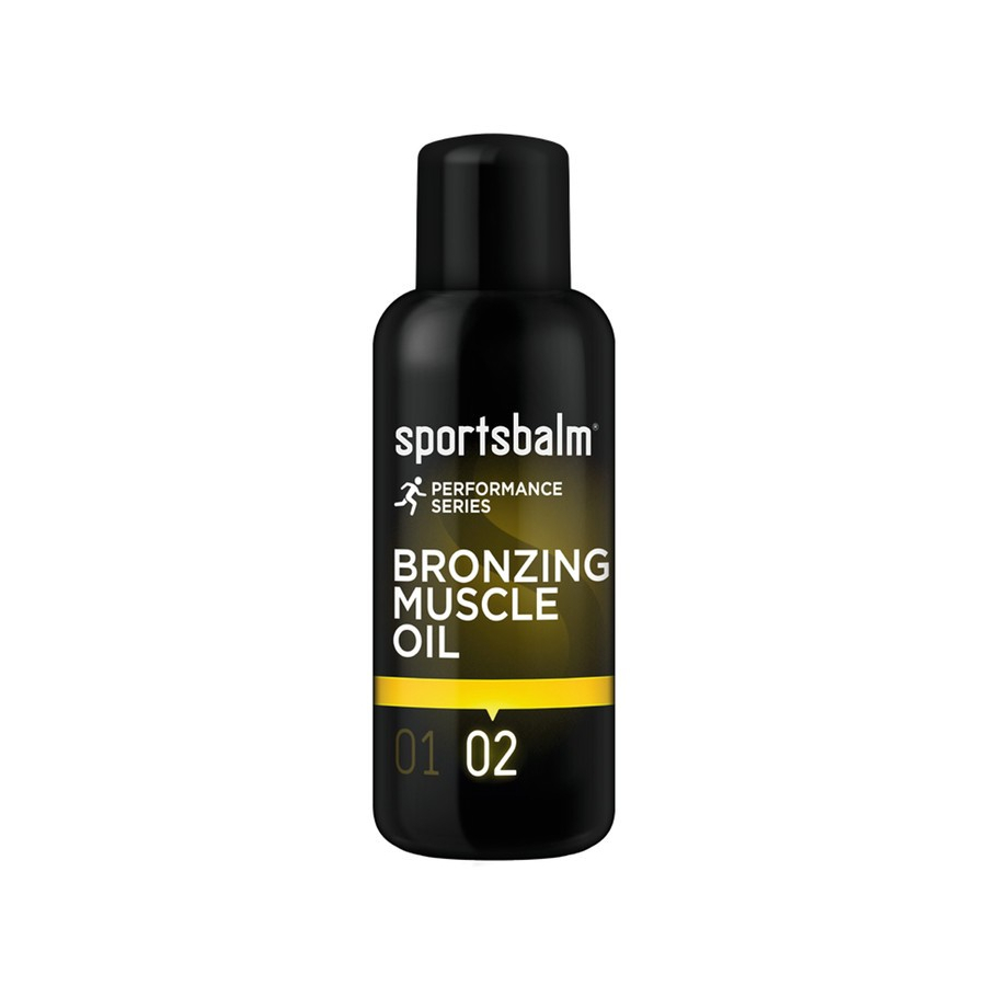 Warm up oil sportsbalmbronzingmuscle 200ml, with tanning effect