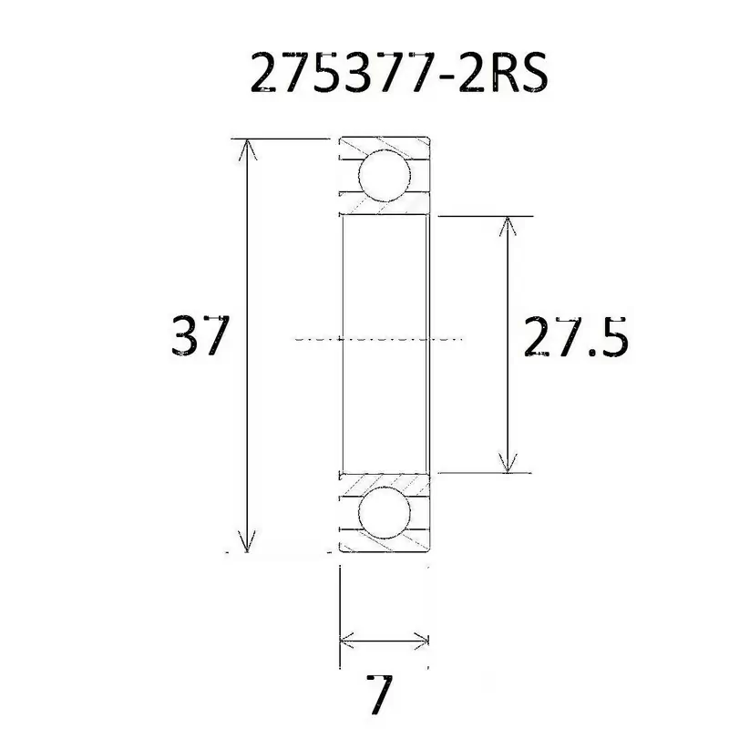 Bearing b3 27.5x37x7mm - image