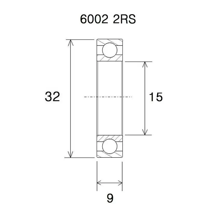 Cuscinetto max 15x32x9mm - image