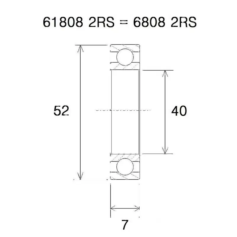 Maximales Lager 40x52x7mm - image