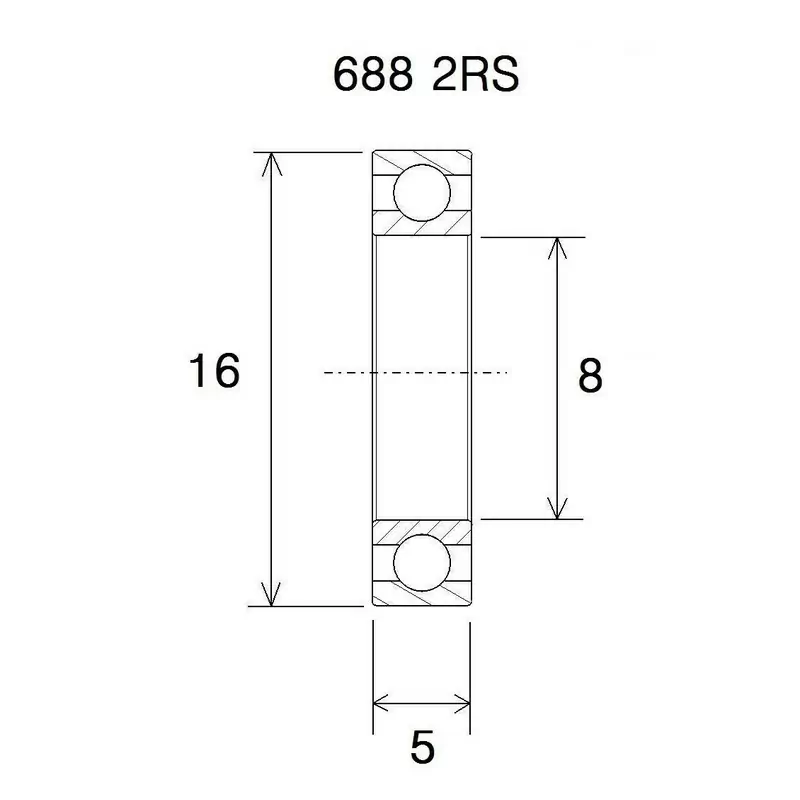 Maximales Lager 8x16x5mm - image