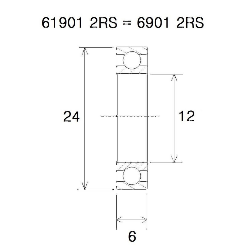 Maximales Lager 12x24x6mm