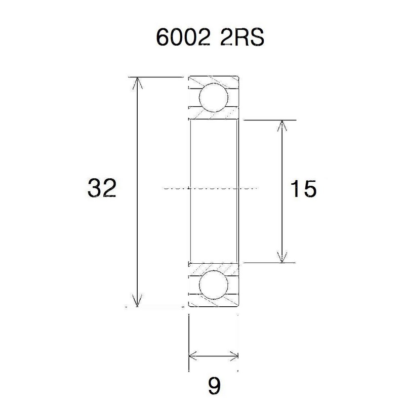 Roulement b5 15x32x9mm