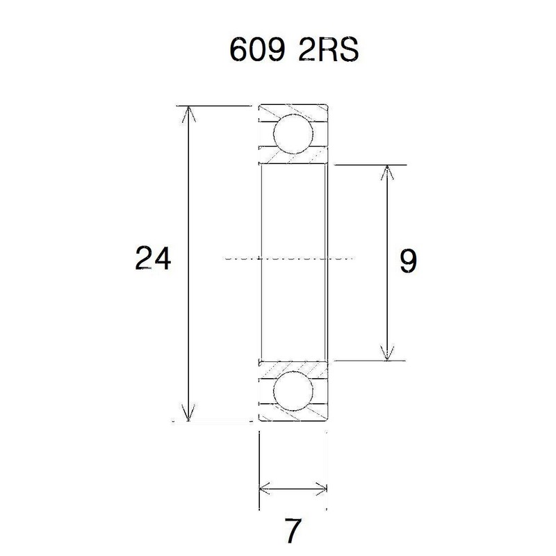 Bearing b5 9x24x7mm