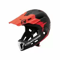 full face helmet detachable chin c-maniac 2.0 mx size s/m (52-56cm) red red