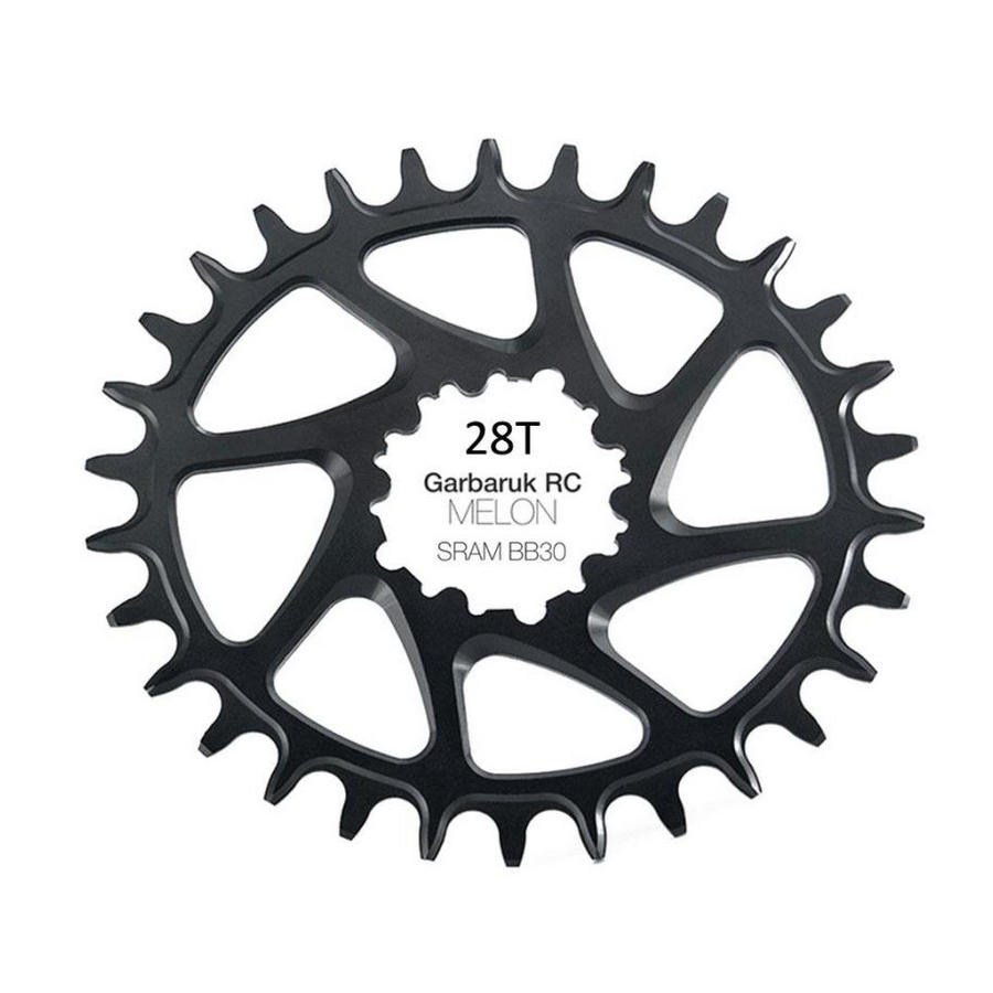 Narrow wide chainring 28t direct mount bb30 melon oval sram black