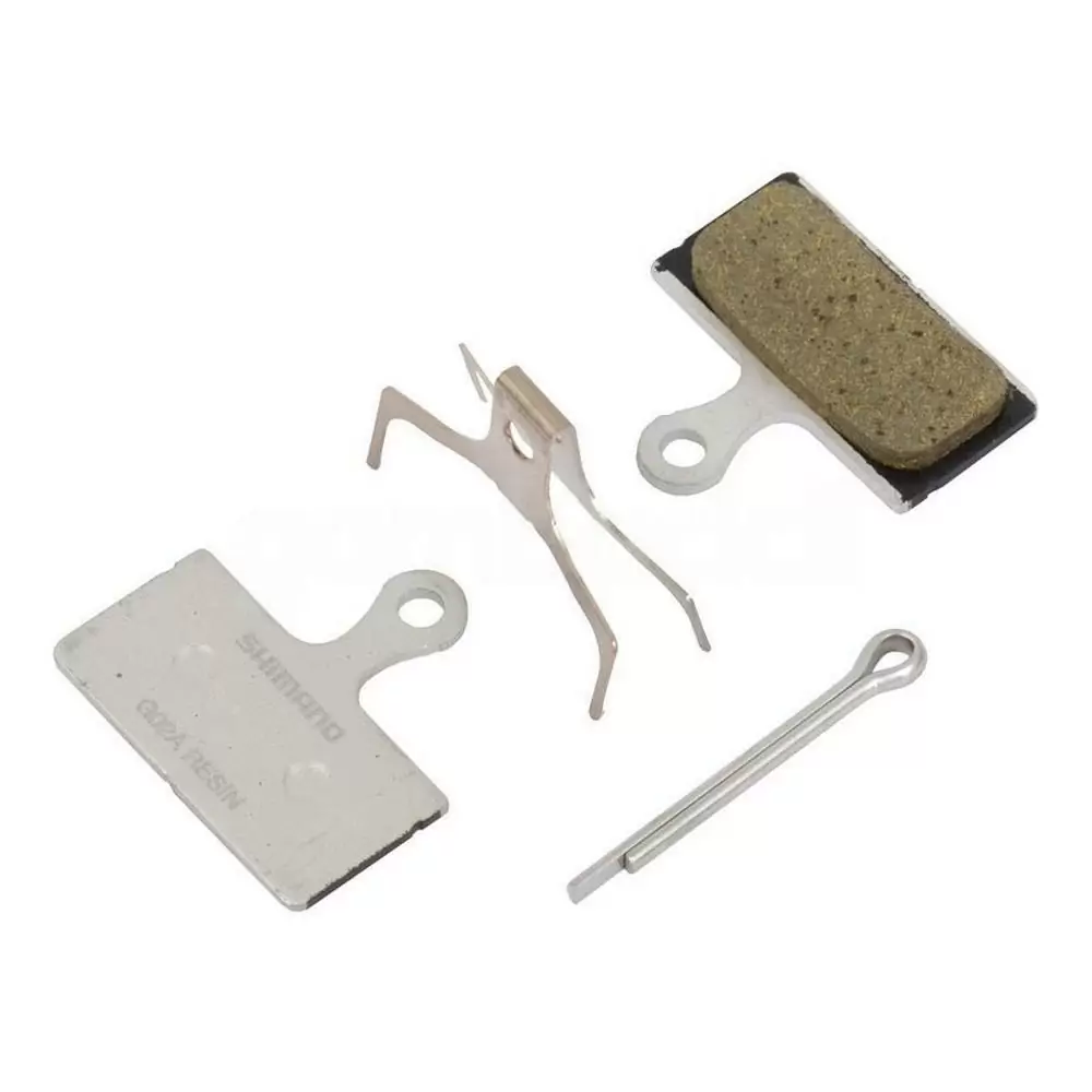 pair brake pads g02a-r resin compound aluminium plate - image
