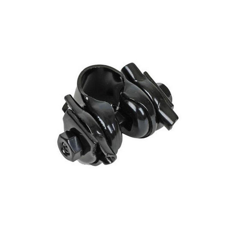 Seat mount clamp for candle tube black