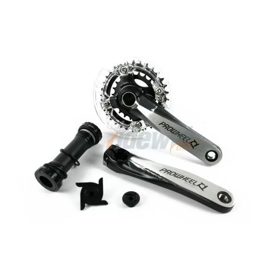 Crankset Fat Bike double 22/32x170 120mm integrated spindle - image