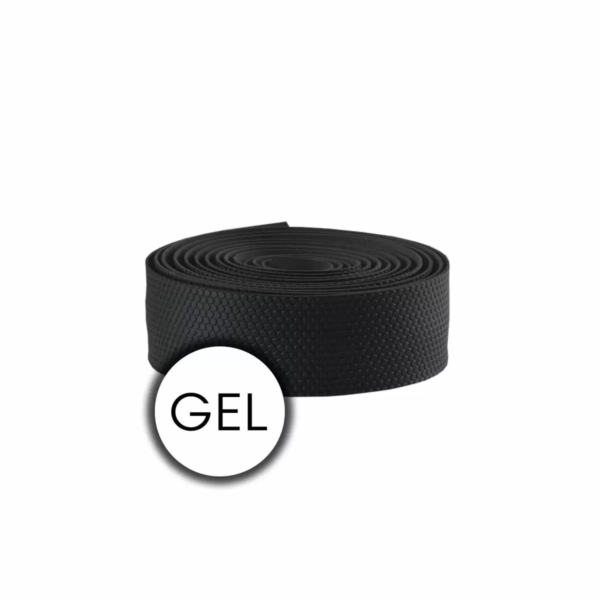 Pair handlebar tapes Hexagon antislip with gel black - image