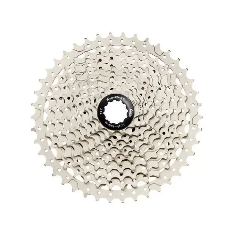 MS3 TAX Wide Ratio 10-speed cassette 11-40T Shimano HG compatible silver - image