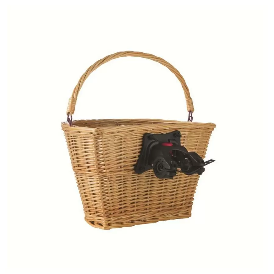 Wicker basket 36x26x22h with quick release natural - image