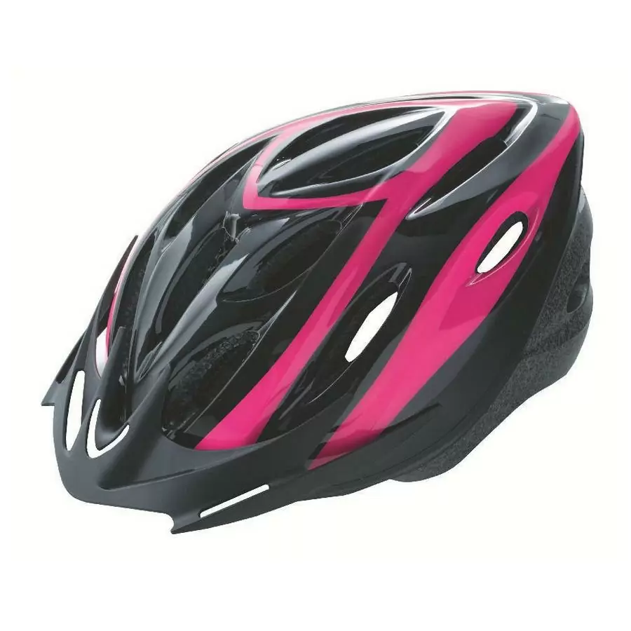 Rider Helmet Black/Pink Size M (54-58cm) - image