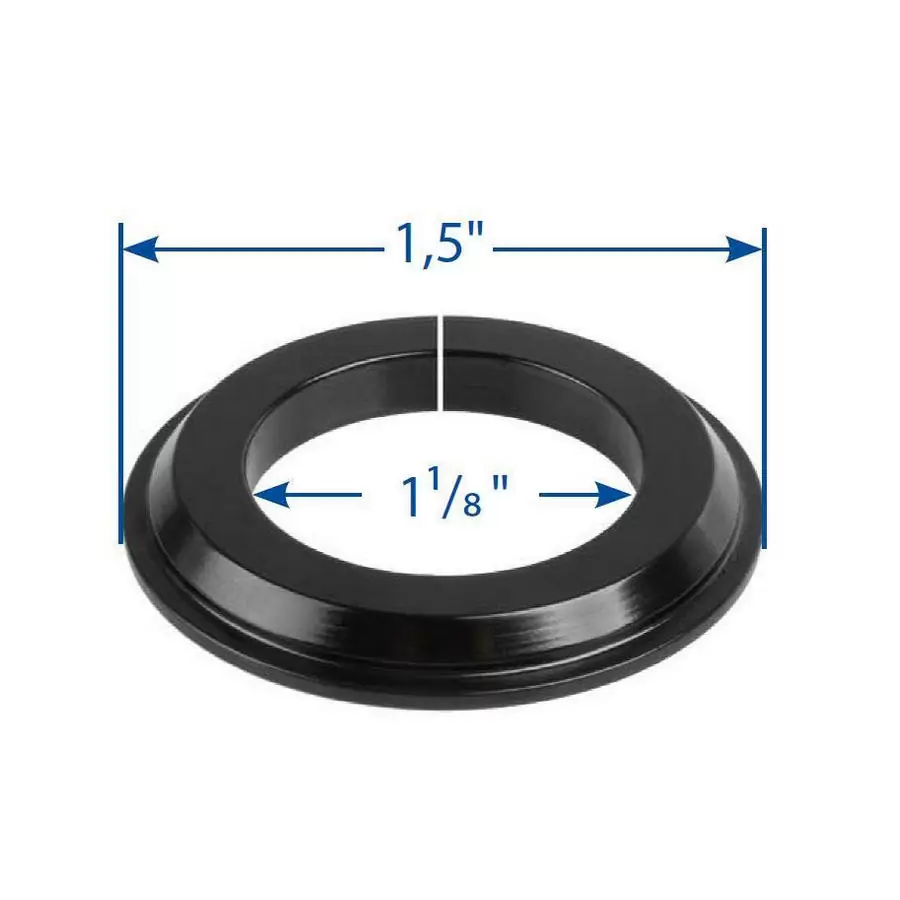 Roulement de cadre fourche vtt, Jeu de direction vtt, roulement direction  vtt, pour les fourches à tube conique de 1-1/8 po ou 1-1/2 po et le tube  droit de tube conique standard