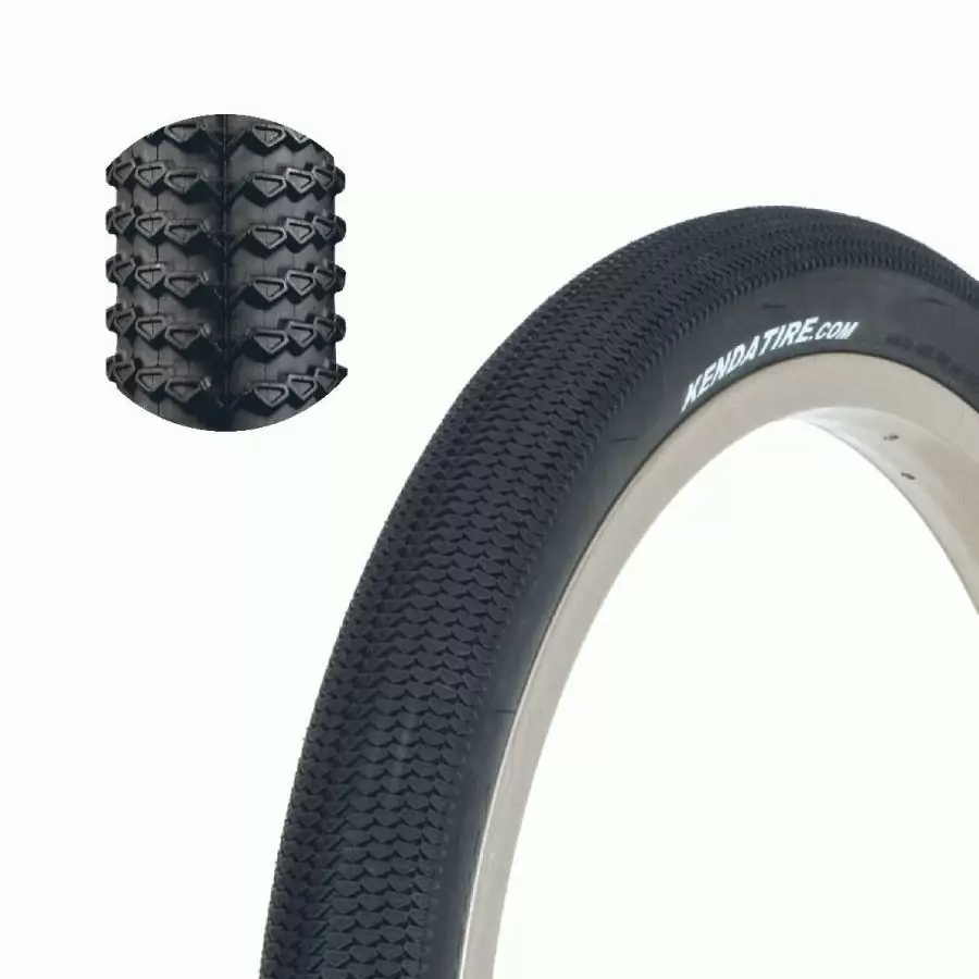 Neumático BMX Kompact K1054 20x1-1/8" Dtc 60TPI Wire Negro - image