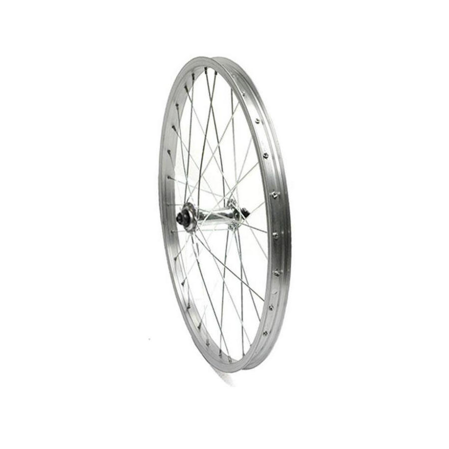 front wheel 24x1,75 aluminium qr silver