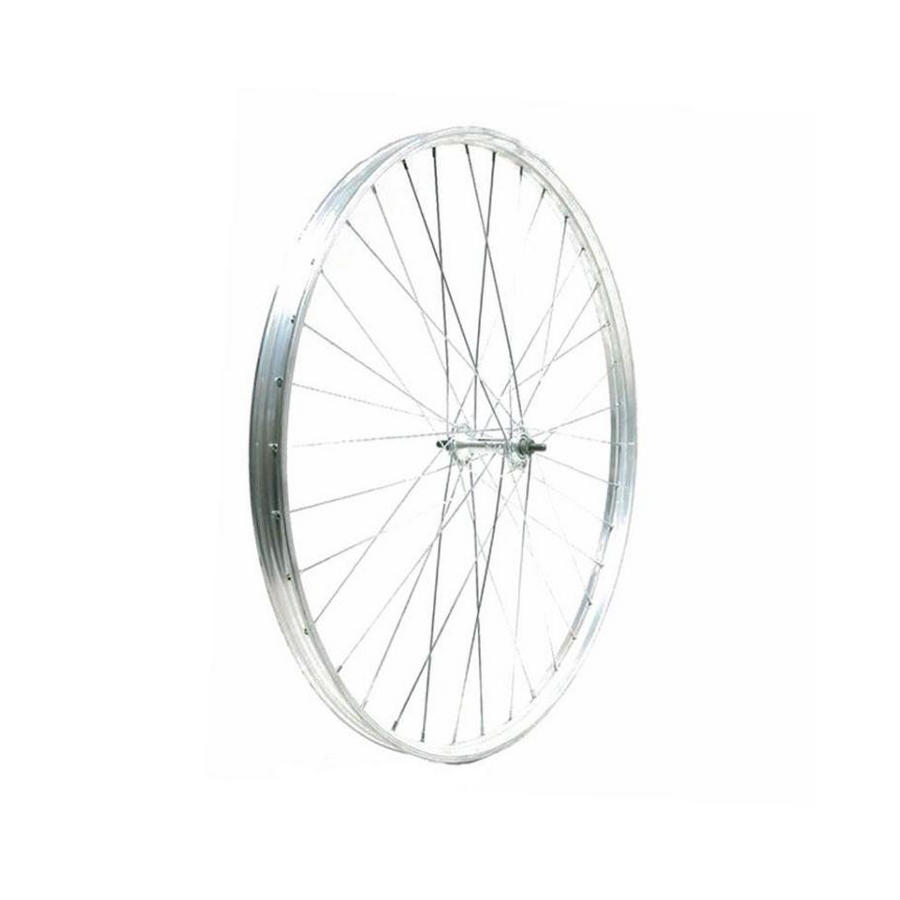 front wheel r 28x1-5/8 aluminium silver