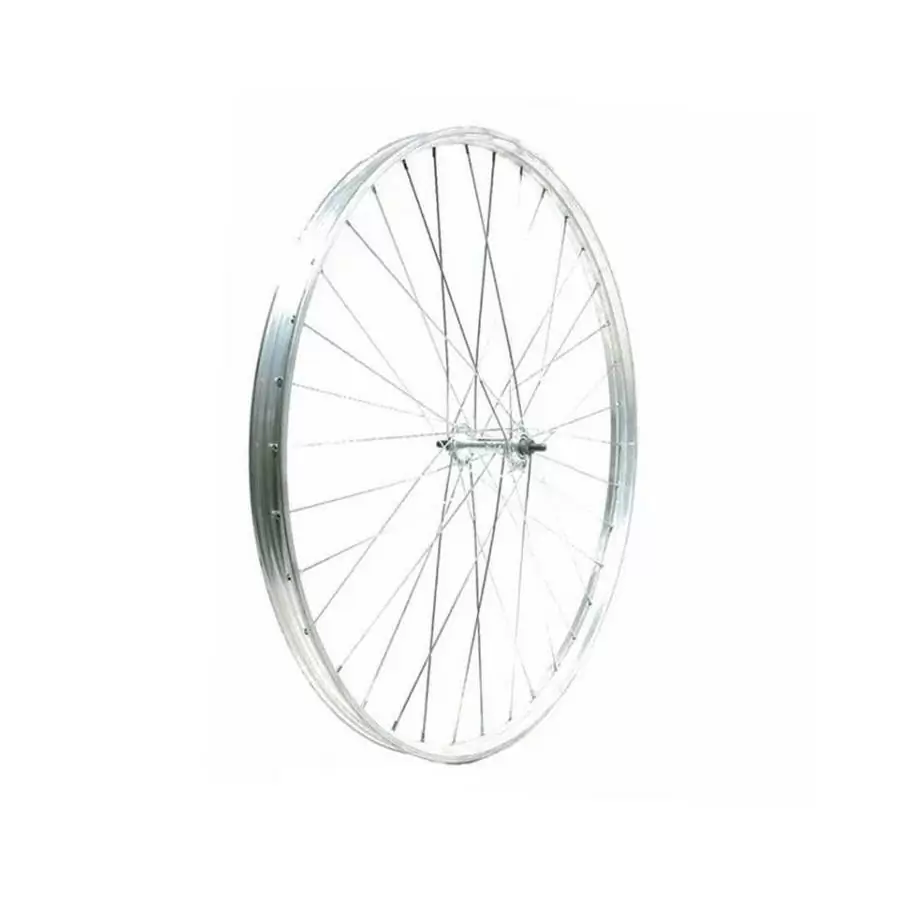 front wheel r 28x1-5/8 aluminium silver - image
