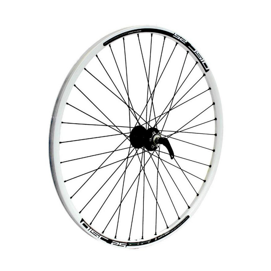 front wheel mtb 27,5'' disc eyeletted white