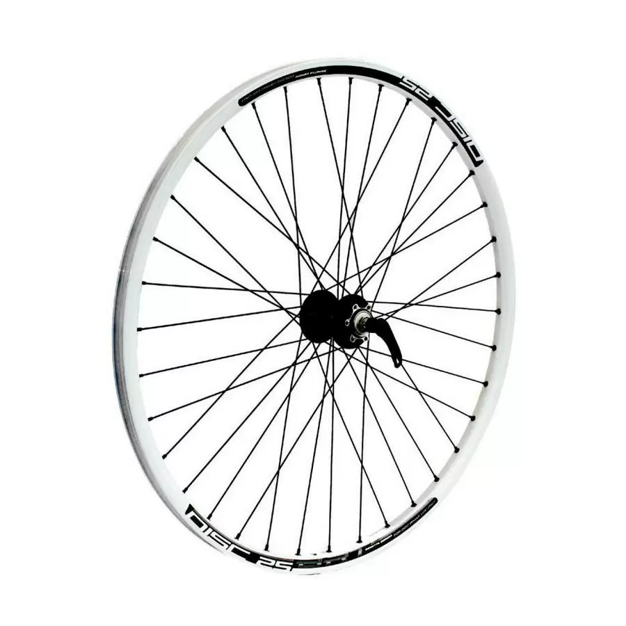 front wheel mtb 27,5'' disc eyeletted white - image