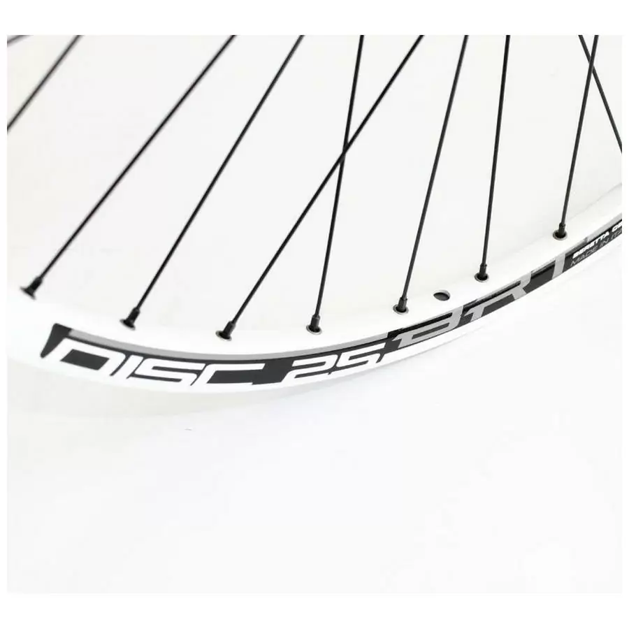 front wheel mtb 27,5'' disc eyeletted white #2