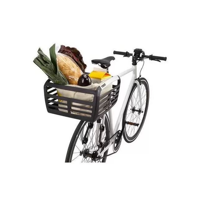 cesta de bicicleta pack 'n pedal 39x30x20cm alumínio #1