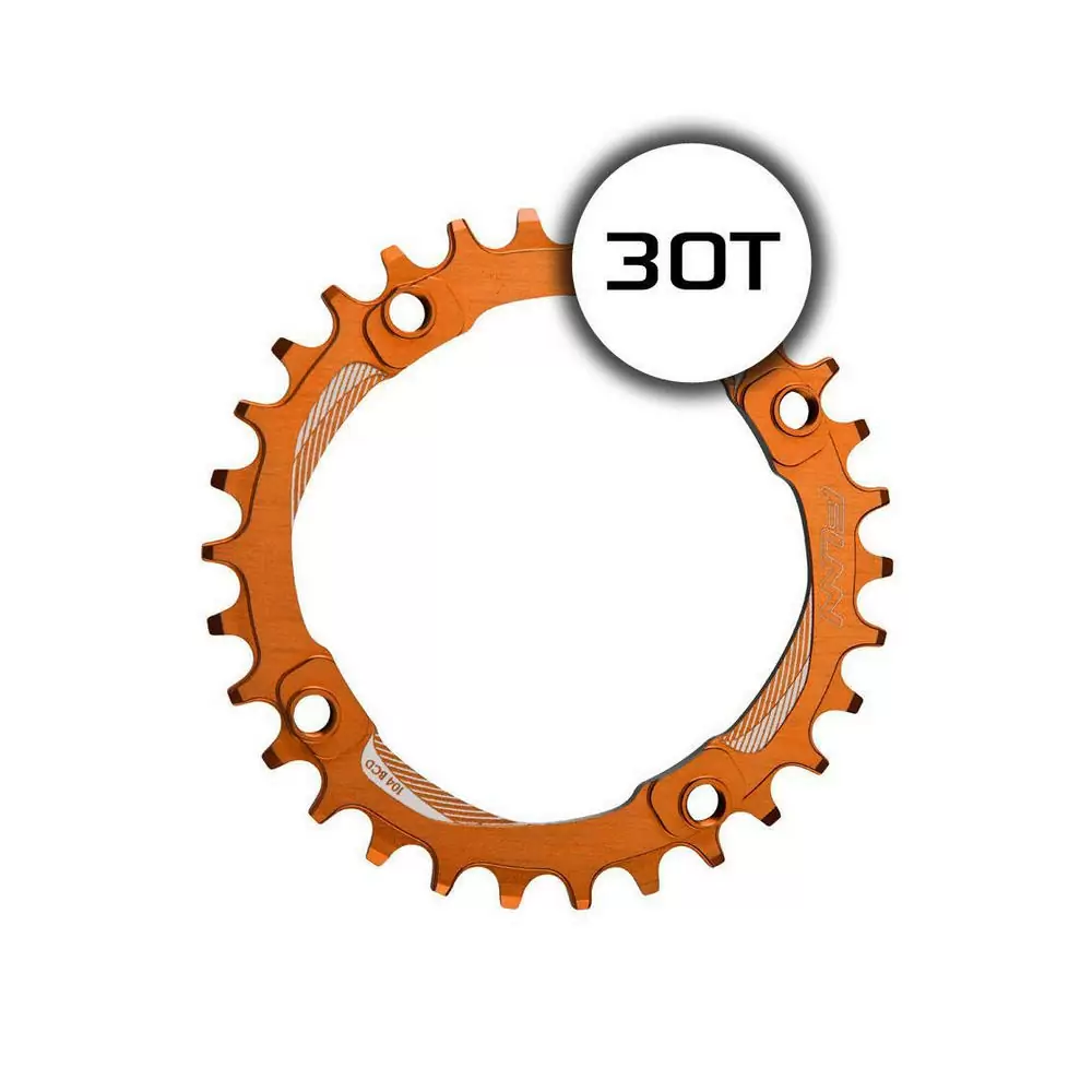 narrow wide chainring solo 30t bcd 104mm orange - image