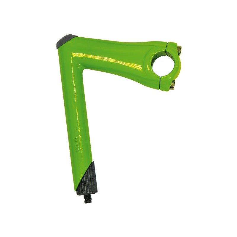 Alu-Griff Vorbau Rennrad und feststehend Neongrün 100mm ø 22,2 mm