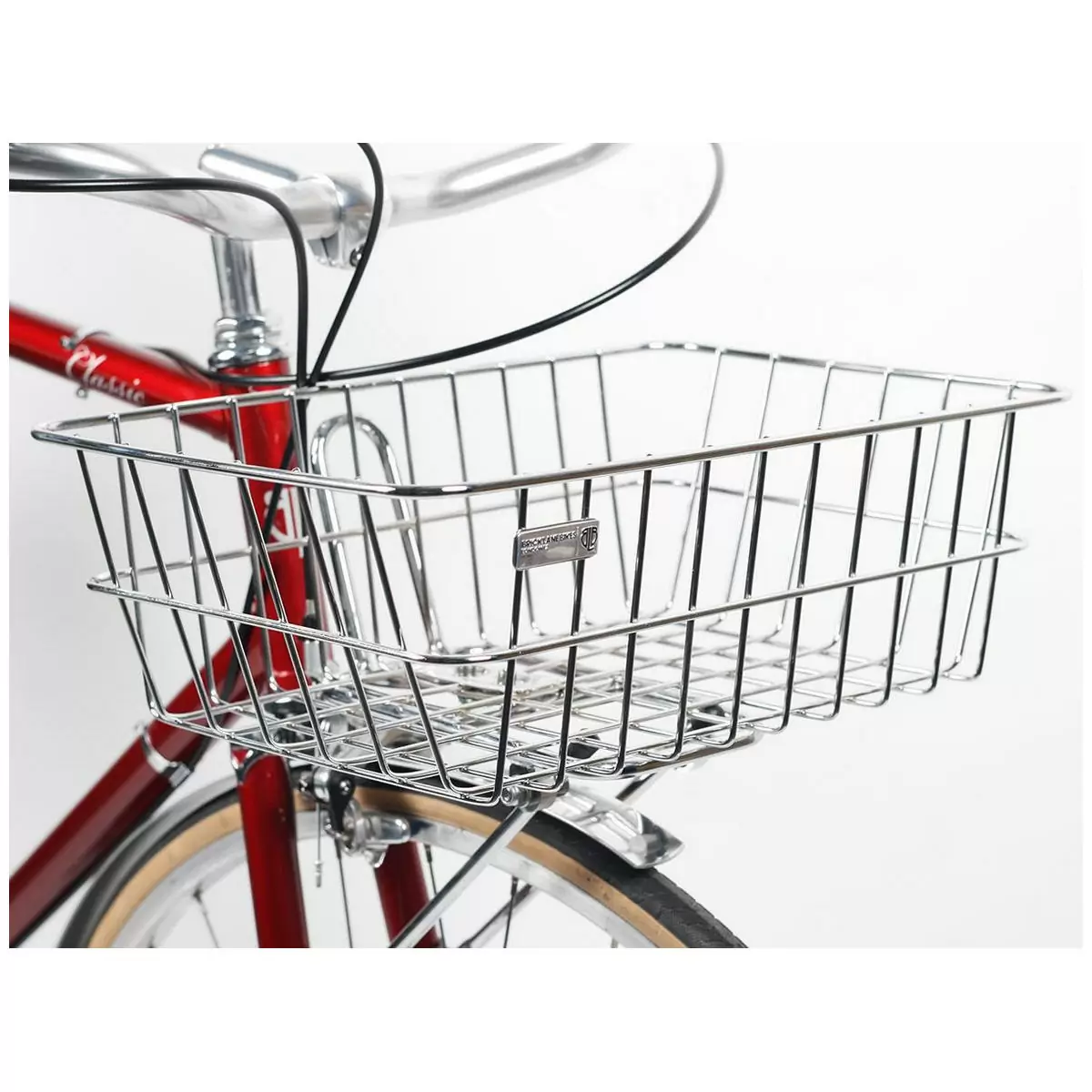 front rack and classic basket combo set silver #2