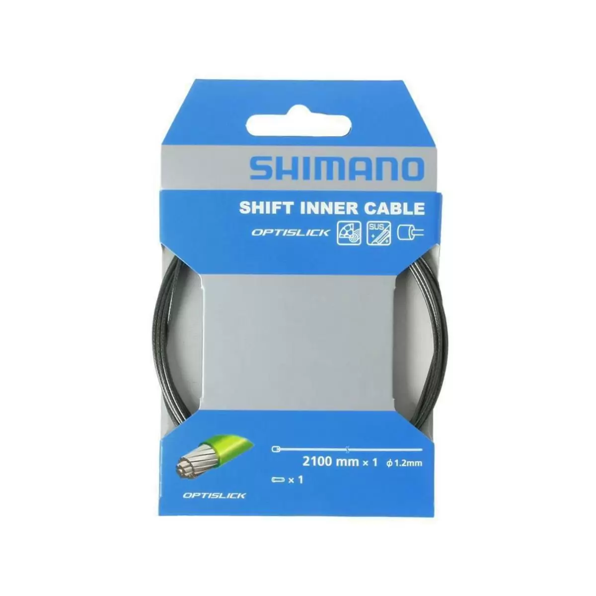 shift inner cable xt 1,2 x 2100mm optislick coating - image