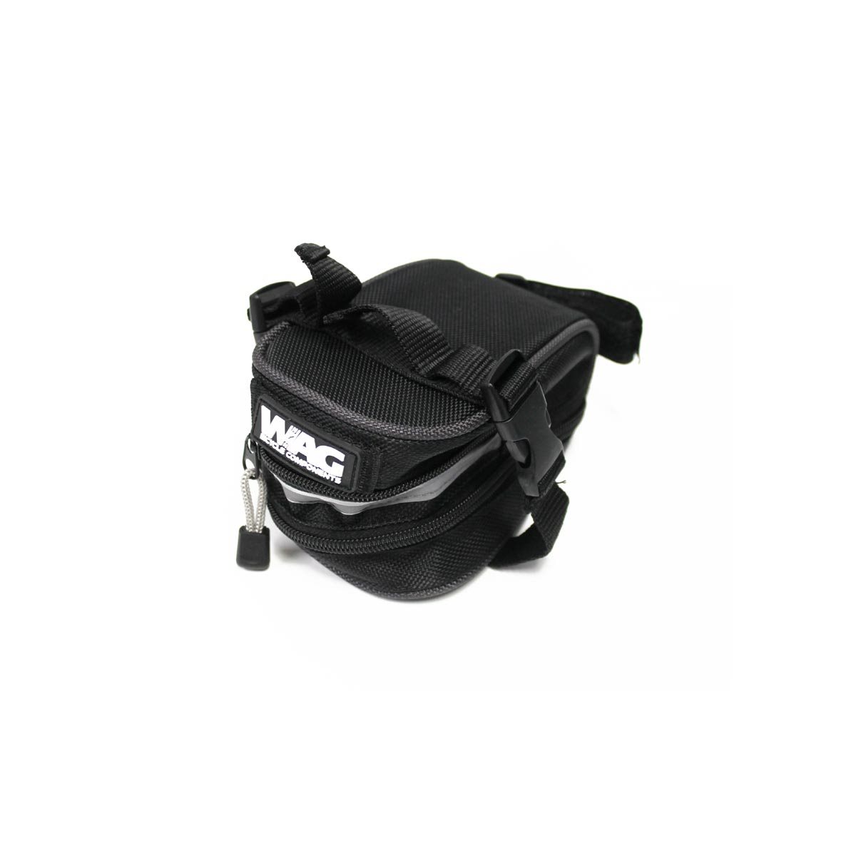 expandable mtb saddle bag with quick release and straps strap