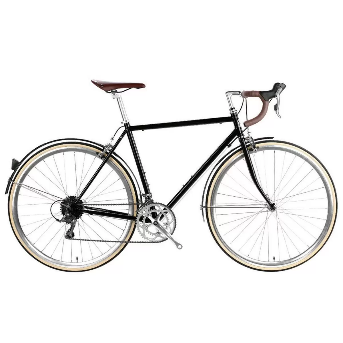 Vélo de ville TROY 16v Del Rey noir petit 49cm - image