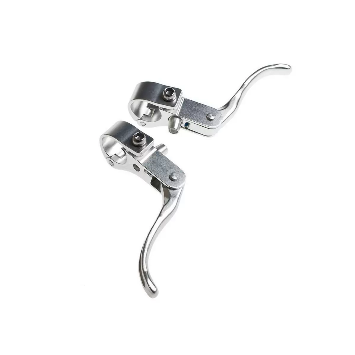 pair brake levers blevers crosstop 23.8/22.2mm silver #1