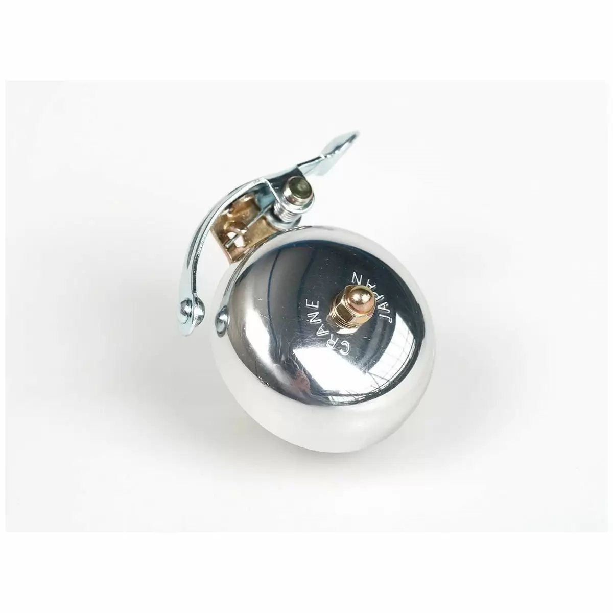 Campanello suzu handlebar argento lucido - image
