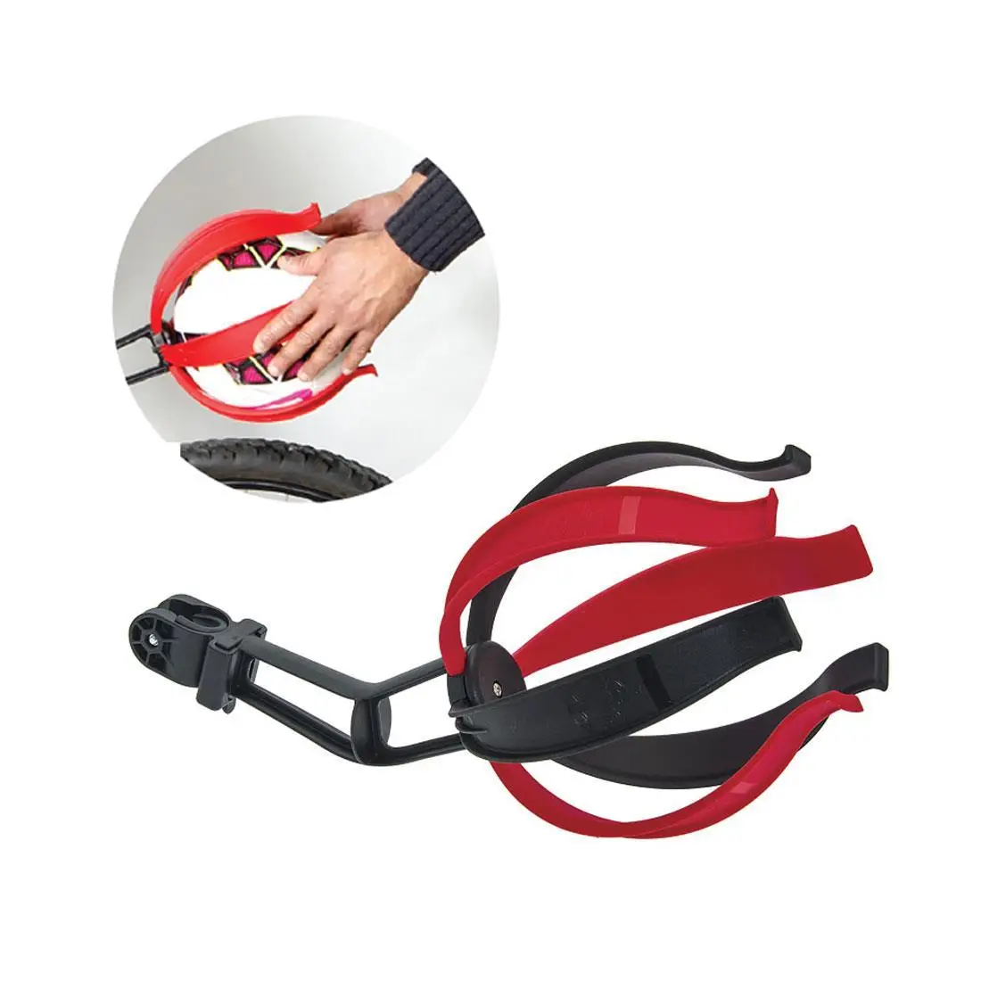 Porte Ballon Kikball Attaque Porte-Bagages Rouge/Noir - image