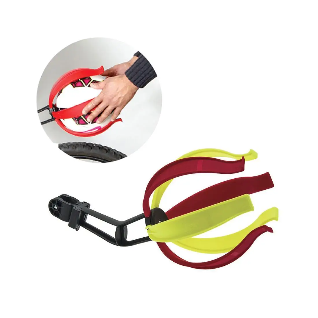 Porta Pallone Kikball Attacco Portapacchi Giallo/Rosso - image