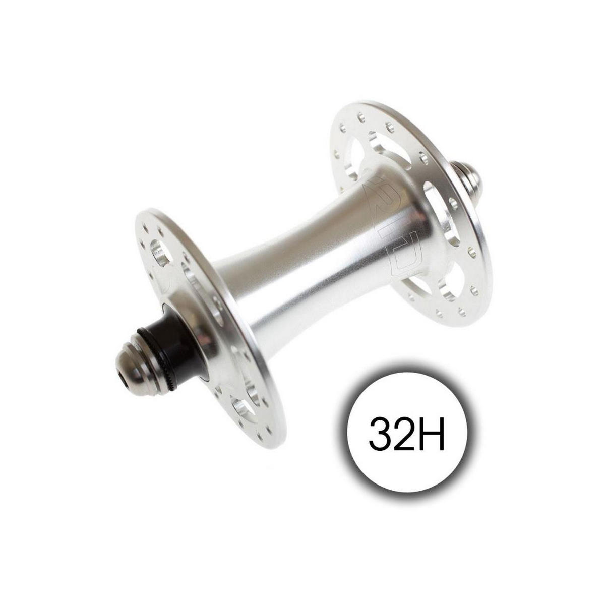 front hub ht track 32h fixed gear sivler