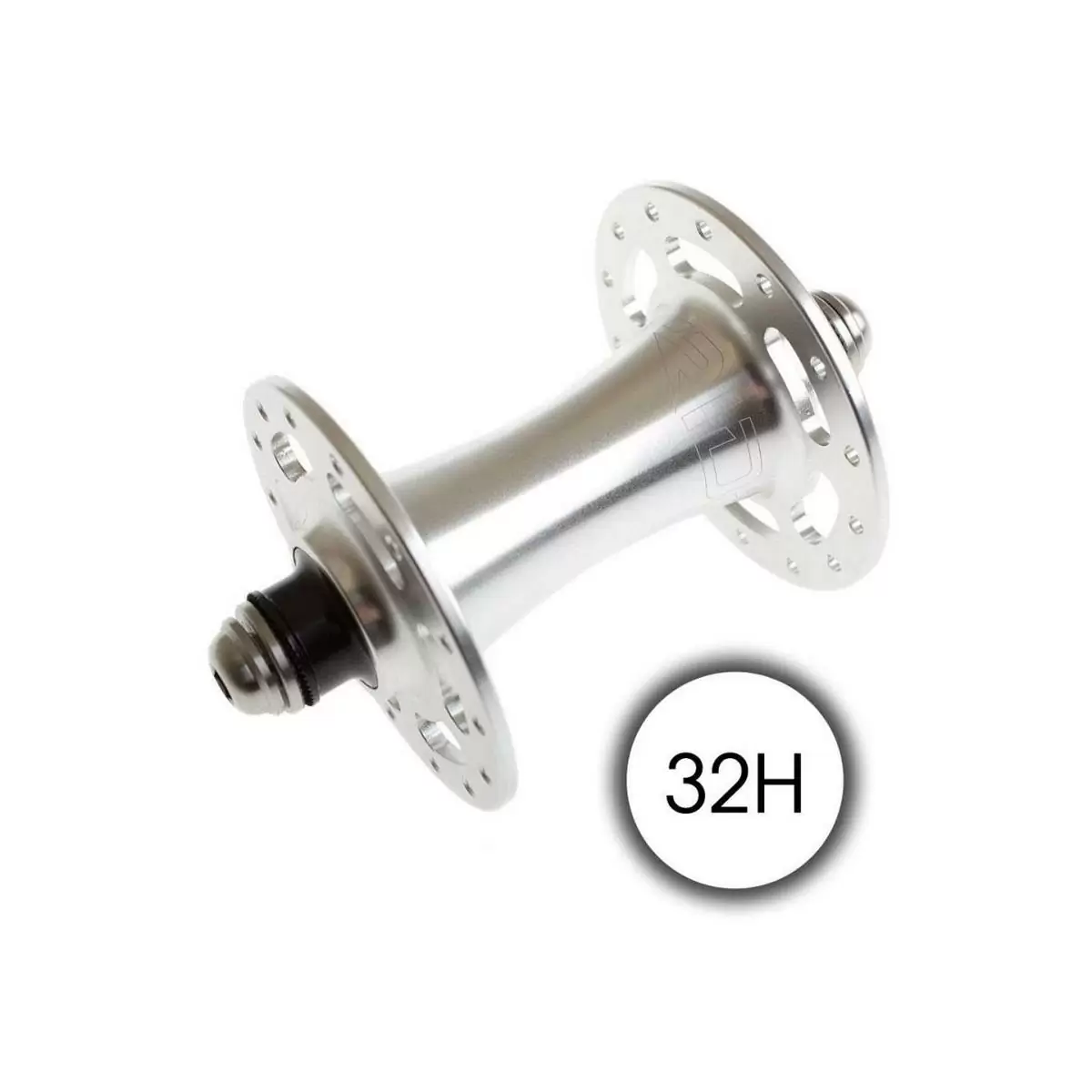 front hub ht track 32h fixed gear sivler - image